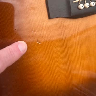 1978 Martin D-28 “shade top” sunburst with original case image 13