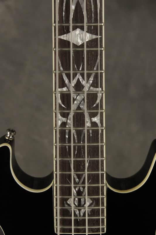 Schecter Diamond Series DEVIL TRIBAL BASS Black | Reverb UK