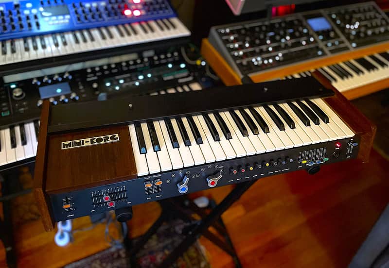 Univox Mini-Korg 700 k-1 1970's wood/black image 1