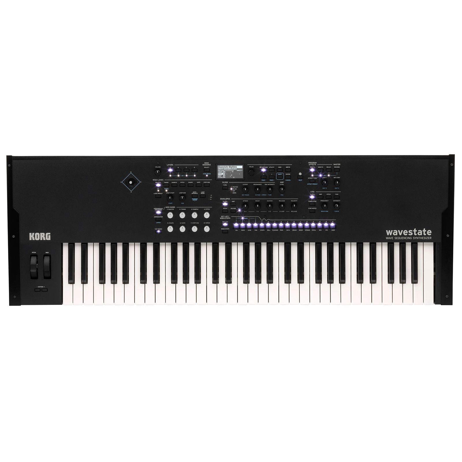 KORG wavestate SE 61鍵盤 美品 純正ケース付 ソフト未使用 Korg Wavestate SE 61-Key Wave Sequencing Synthesizer | Reverb