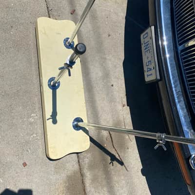 Guyatone Dual 8 string steel guitar with case Late 70ish - Cream white image 12