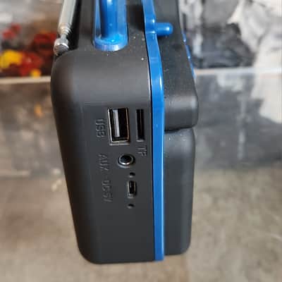 Dolphin Dolphin Retrobox Mini RTX-10 - Bluetooth Speakers with FM Radio, 2001 - Blue image 3