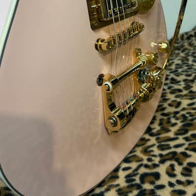 Gretsch G5230T Electromatic Jet Limited Edition - Shell Pink - Gold Hardware Upgrades Locking Tuners Hardshell Case image 13