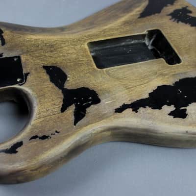 MJT Official Custom Order Vintage Aged Nitro Finish Guitar Body Mark Jenny VTS Black image 9