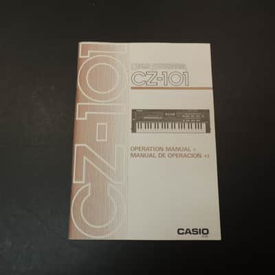 Casio CZ-101 Operation Manual, Sound Data Book & Sound Synthesis Handbook [Three Wave Music] image 2