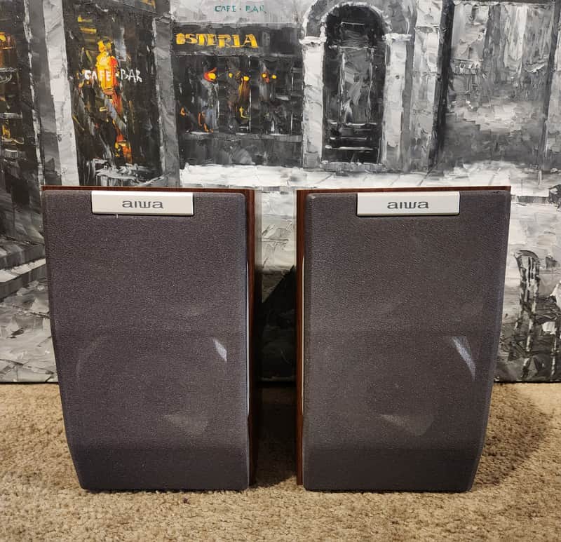 Aiwa Aiwa SX-M200 Bookshelf Speakers (pair) 90s | Reverb