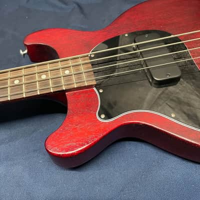 Gibson Lefty Left-Handed Les Paul Junior Tribute Double Cut DC 4-string Bass with Gig Bag 2022 image 6