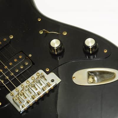 Fender Japan Stratocaster E Serial Electric Guitar Black Ref No.4876 image 4