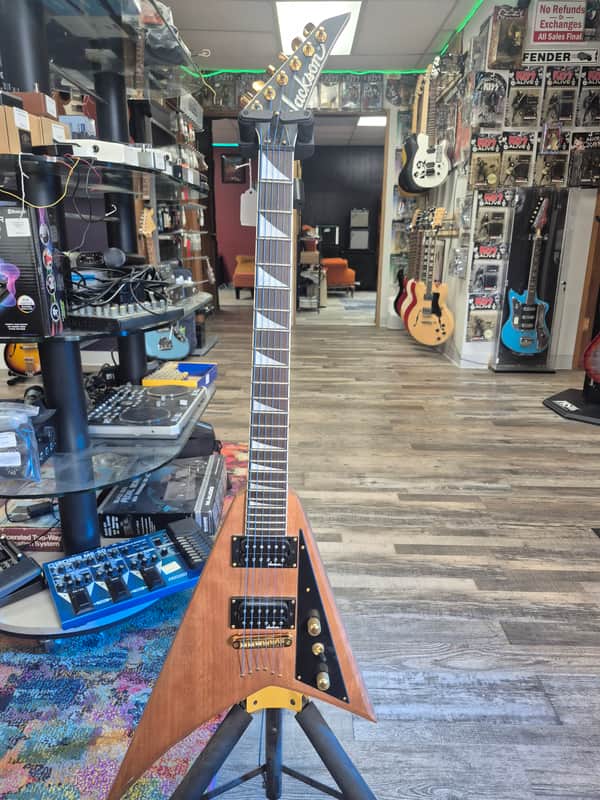 Jackson JS Series FSR JS32T Rhoads with Amaranth Fretboard 2019 - Present - Natural Oil image 1