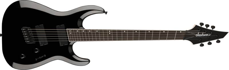 Jackson Pro Plus Series DK Modern MS HT6 Ebony FB Gloss Black with Bag