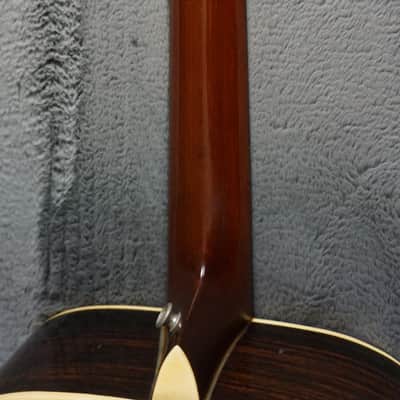 Morris F-15 OM Japan Acoustic Guitar w/ Built-In Electronics & Hard Case image 15