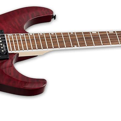 ESP LTD MH-200QM NT See Thru Black Cherry Electric Guitar B-Stock MH-200 QM image 3