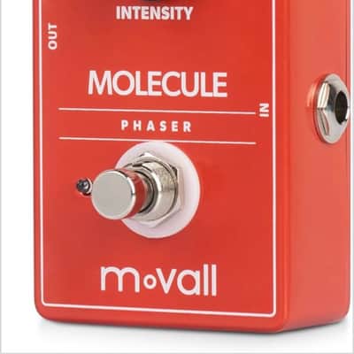Movall by Caline MP-111 Molecule Phaser Guitar Effect Pedal RED True Bypass MoVall MP111 2025 - RED image 2