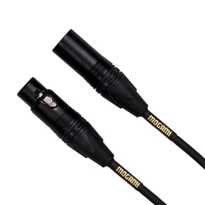 Mogami Gold STUDIO-03 XLR Microphone Cable, XLR-Female to XLR-Male, 3-Pin, Gold Contacts, Straight Connectors, 3 Foot image 1