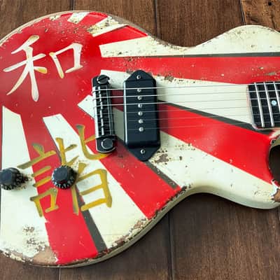 Rock N Roll Relics Thunders SC Electric Guitar Custom Rising Sun 221333 image 8