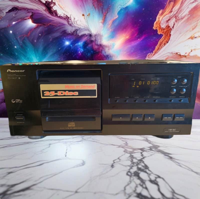 Pioneer PD-F407 25-Disc CD File Changer Player Belts Replaced works Smooth🔥🎶