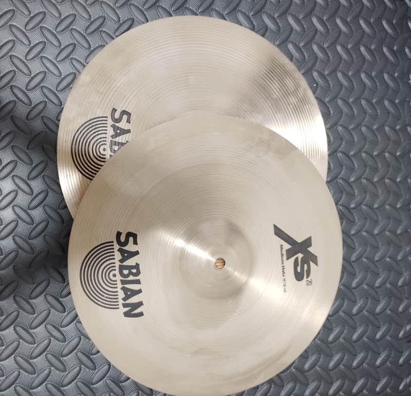 Sabian 14" XS20 Medium Hi-Hat Cymbals (Pair)