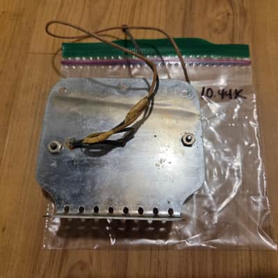 Vintage Early 1950's Fender Trapezoid String-Through 8 String Steel Guitar Pickup w/ Tailpiece! image 4