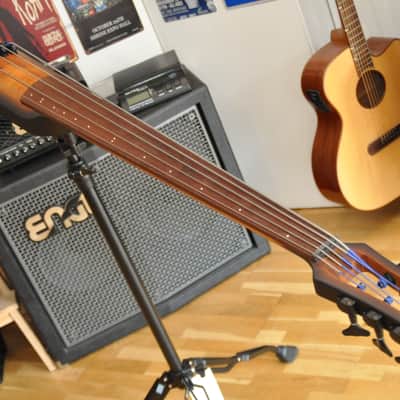 IBANEZ UB805 MOB Mahogany Oil Burst / 5-String Electric Upright Bass / UB805-MOB / I250215285 image 3