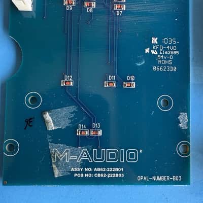 M-AUDIO AXIOM PRO 49 Keyboard MIDI Controller Part: Keypad Board & Number Pad image 7