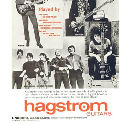 Hagstrom H-8 / F-800 8 String Bass Hagström Schweden 196x Vintage E-Bass image 16