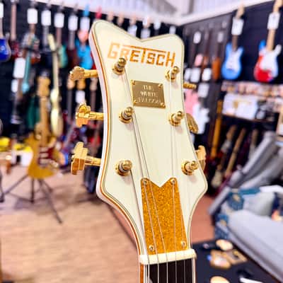 ✨MINT✨ 2013 Gretsch G6136T White Falcon MIJ~ Japan~ Bigsby~ Case & Docs~ Gold! image 2