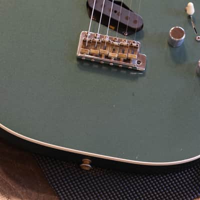 Unplayed! 2021 Fender Custom Shop Stratocaster HST Electric Guitar Aged Sherwood Metallic Relic + COA OHSC image 5