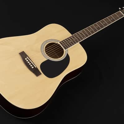Jay Turser JJ43F-N-A Jay Jr Starter 3/4 Dreadnought Acoustic Guitar - Natural image 4