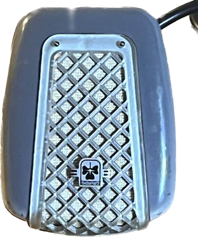 Vintage 1960's Grundig Crystal Microphone, original, harp, working image 1