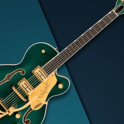 Gretsch Nashville Hollow Body Electric Guitar Cadillac Green image 6