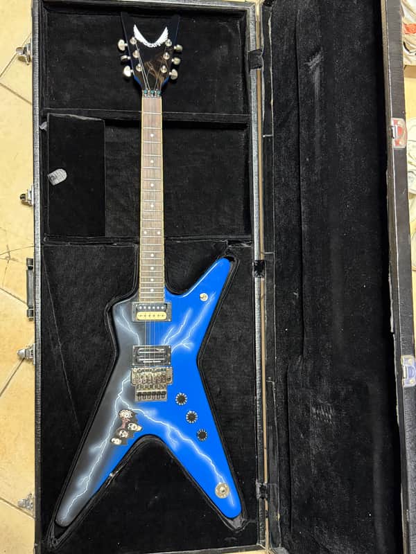 Dean Dimebag Dean from Hell CFH Lightning Bolt Graphic | Reverb