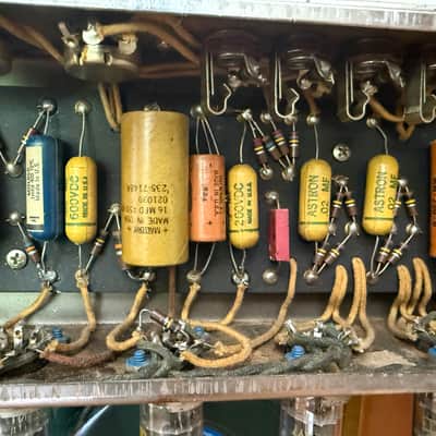 1956 Fender Tweed Twin 5D8-A Narrow Panel 2x12" Guitar Combo image 9