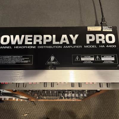 Behringer Powerplay Pro Model HA4400 - 4-Channel Headphone Distribution Amp 2008 Standard image 4