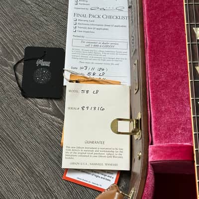 2020 Gibson Les Paul Standard 1958 Historic Reissue Lemonburst image 4