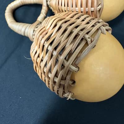 Double Jingle Caxixi, Jingle Bells Filler, Medium 6.5"x5.5"x3" - MINT image 4