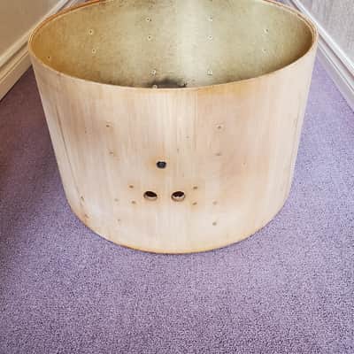 2PC Drum Shells Fiberglass & Wood 22"x16" & 16"x16 - Ultra Clean - Save $$ image 6