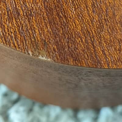 Luna UKE TRIBAL Tenor Size Mahogany Acoustic Ukulele - Satin Natural image 8
