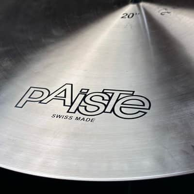 Paiste 20" Formula 602 Medium Flat Ride Cymbal - 2270g image 11