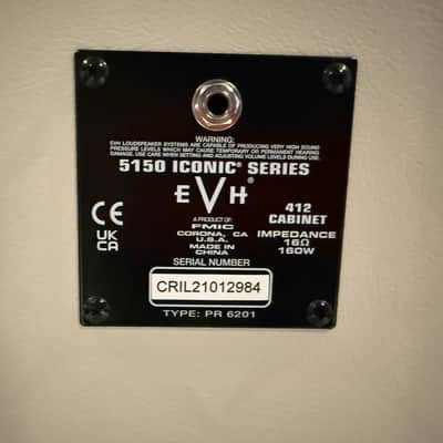 EVH 5150 Iconic 4X12 Cabinet - Ivory image 2