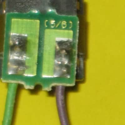 lightly used Boss ON / OFF Foot Switch - black hard plastic on very small green circuit board + green & purple wires for Boss compact size pedals (works fine) came off of a lightly used 2010 SYB5 pedal (NO pedal included / NO other items included) image 8