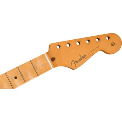 Genuine Fender Road Worn 50s Stratocaster Neck, Maple, Soft V Shape