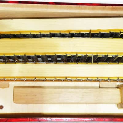 Almost Unused Hohner Norma III DeLuxe Diatonic Button Accordion Garmon German Harmonika 2135, Rare Squeezebox, Fantastic sound! image 13