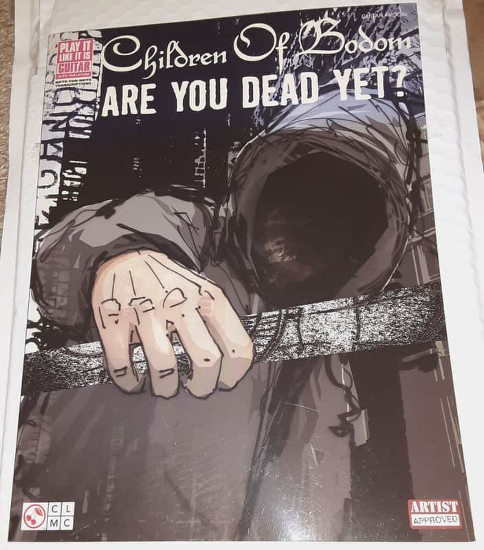 CHILDREN OF BODOM - ARE YOU DEAD YET? - GUITAR TAB MUSIC BOOK TABLATURE SONGBOOK image 1