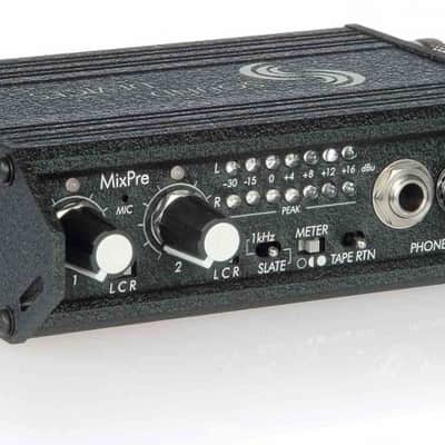 Sound Devices MixPre portable two-channel mic mixer w/phantom power, metering, HP monitoring image 1