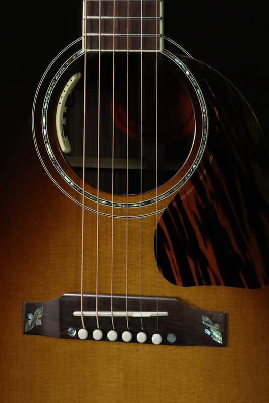 Gibson USA J-45 Custom Special Flower Inlay w Anthem Vintage