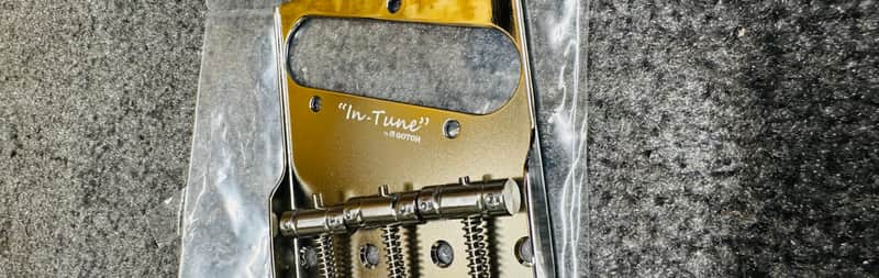 Gotoh Ti-TC1 Tele Bridge – Chrome w/ Titanium Saddles image 1