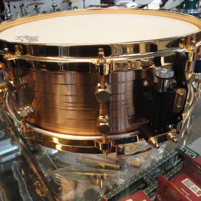 Paiste Spirit of 2002 by Jeff Ocheltree 14 x 5 Snare Drum Bronze - RARE Limited Edition image 2