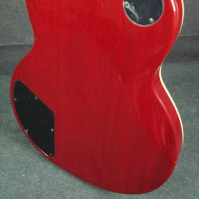 DeArmond M-72 Bluesbird Trans Red Finish Electric Guitar USA Pickups image 6