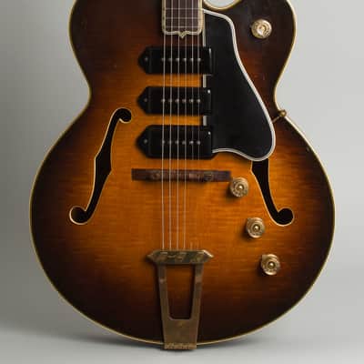 Gibson ES-5 Arch Top Hollow Body Electric Guitar (1951), ser. #A-6156, original brown hard shell case. image 3