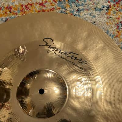 Sabian 17" Signature Carmen Appice Devastation Chinese Cymbal 1228g China image 6